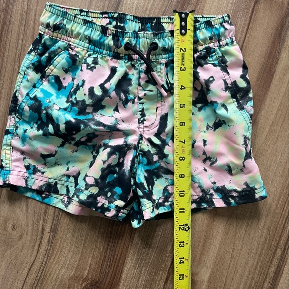 Boys Swim Trunks, Size S, Tie Dye Bathing Suit, Shorts, Art Class 6/7 - Picture 12 of 12